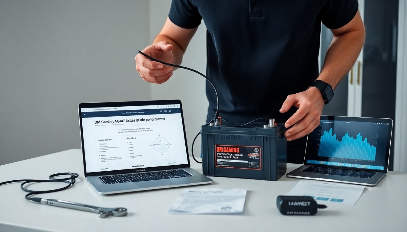 dm gaming agm h7 battery guide performance