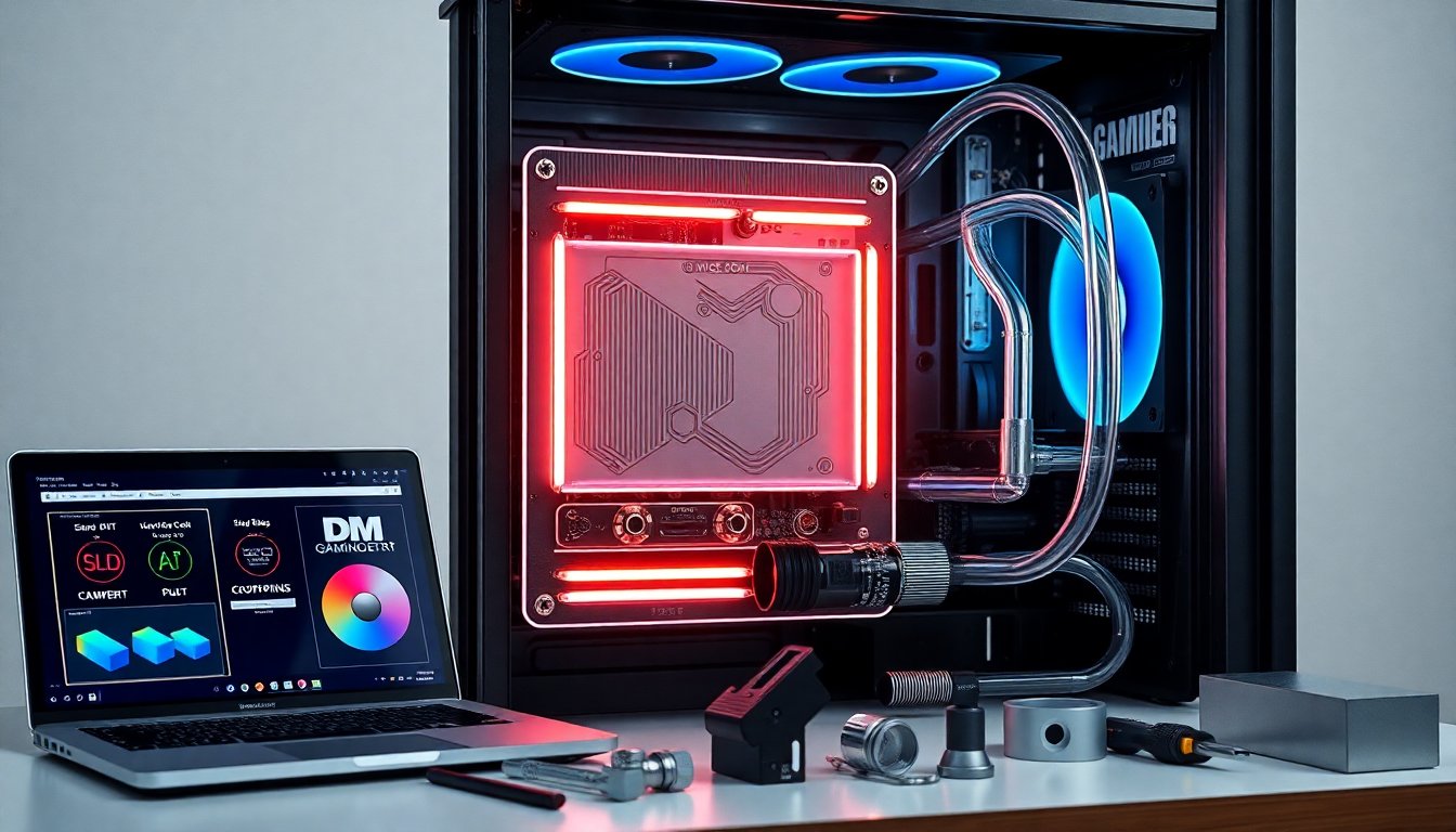 custom loop distro plate designs dm gamingiert